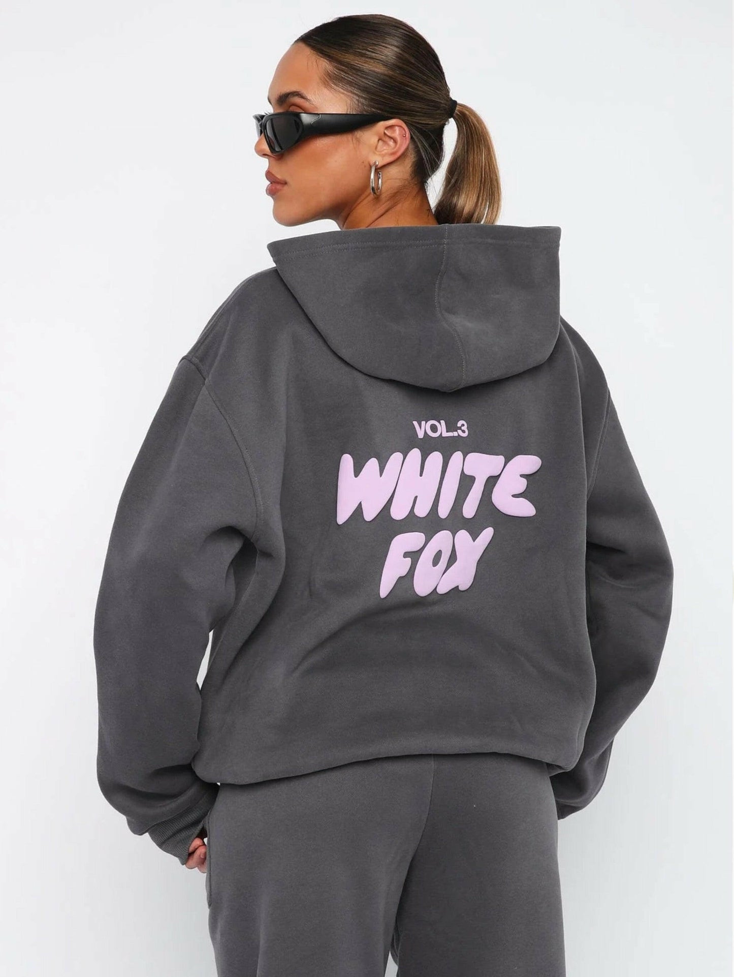 White Fox Hoodie w/Free Sweat Pants