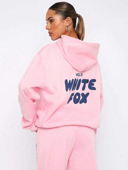 White Fox Hoodie w/Free Sweat Pants